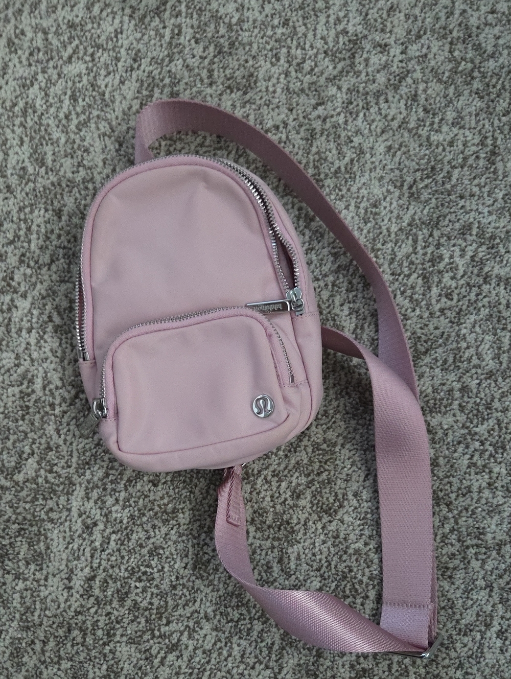 lululemon athletica Small Sling Backpack in Pale Pink